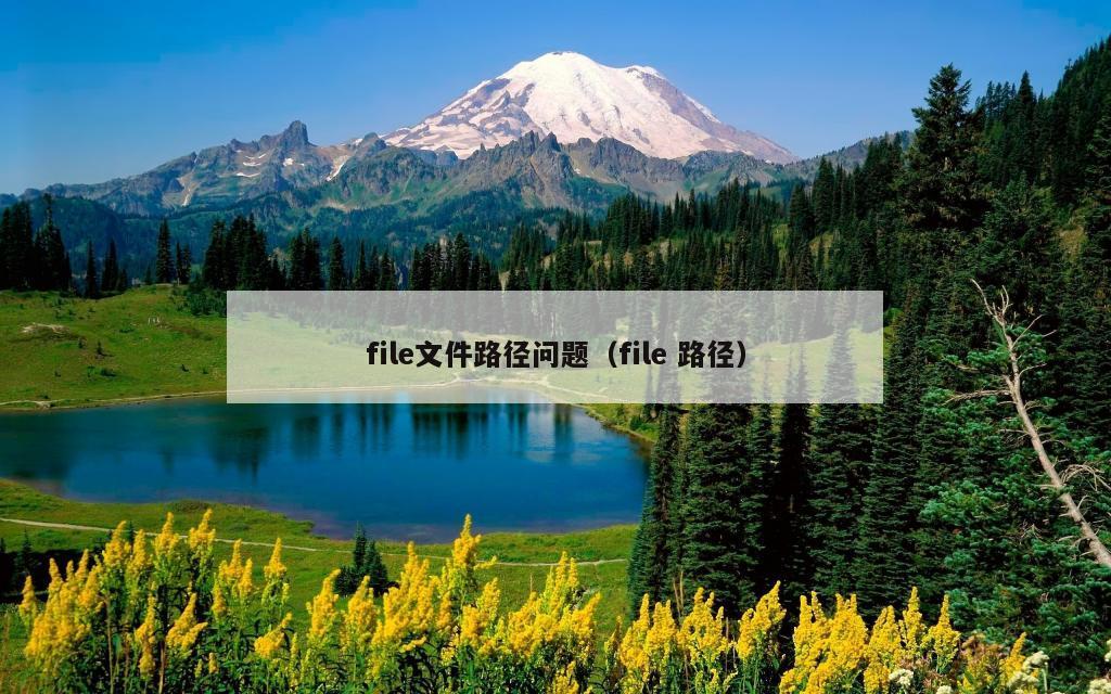 file文件路径问题（file 路径）