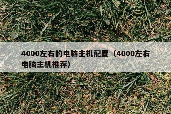 4000左右的电脑主机配置（4000左右电脑主机推荐）