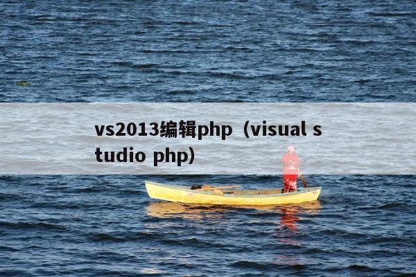 vs2013编辑php（visual studio php）