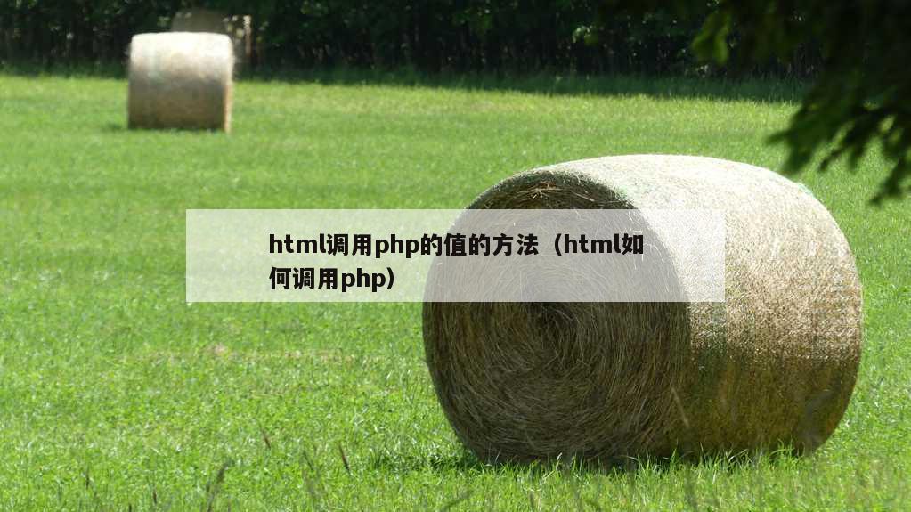 html调用php的值的方法（html如何调用php）