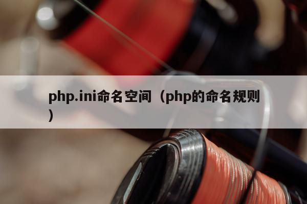 php.ini命名空间（php的命名规则）