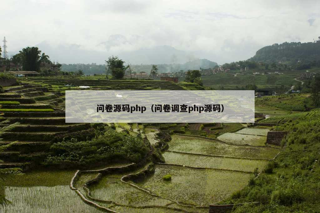 问卷源码php（问卷调查php源码）