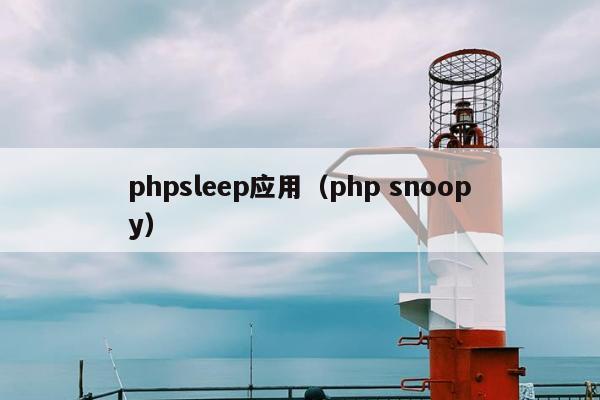 phpsleep应用（php snoopy）