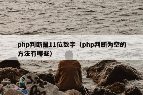 php判断是11位数字（php判断为空的方法有哪些）