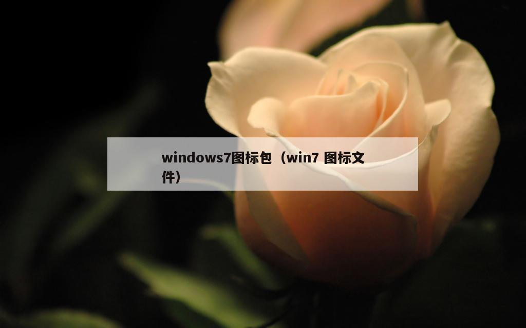 windows7图标包（win7 图标文件）