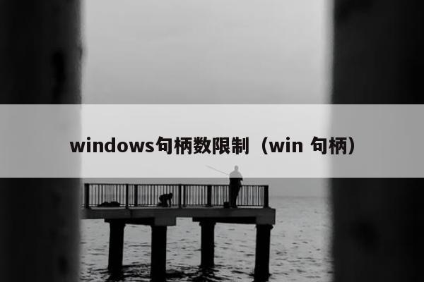 windows句柄数限制（win 句柄）