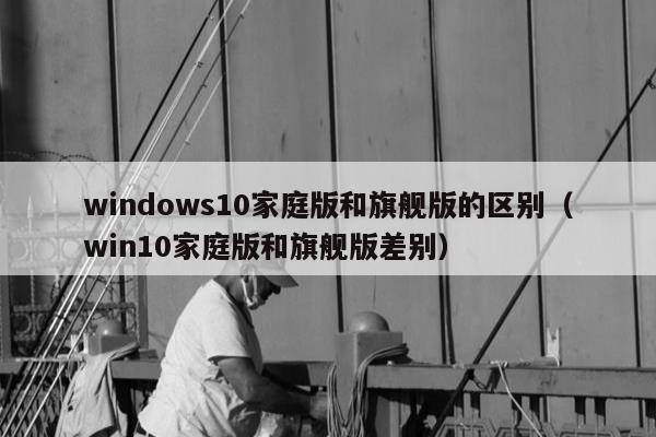 windows10家庭版和旗舰版的区别（win10家庭版和旗舰版差别）