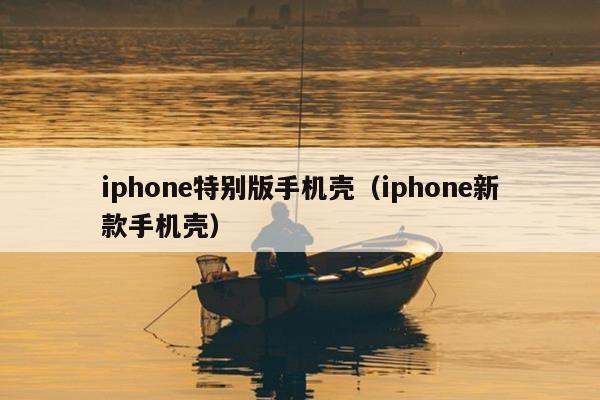 iphone特别版手机壳（iphone新款手机壳）