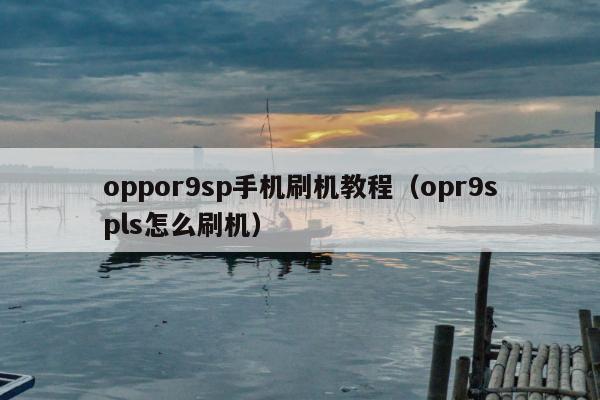 oppor9sp手机刷机教程（opr9spls怎么刷机）