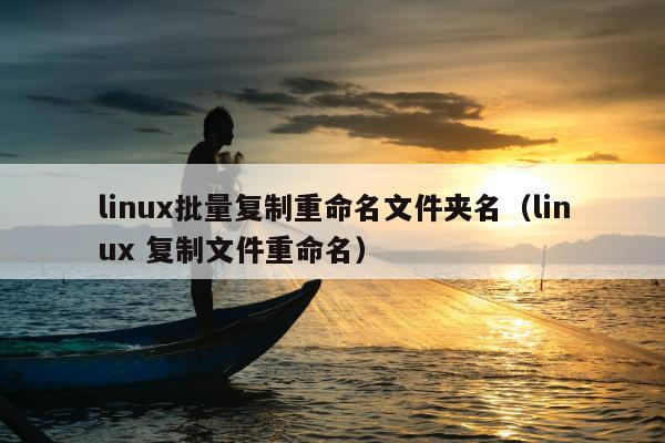 linux批量复制重命名文件夹名（linux 复制文件重命名）