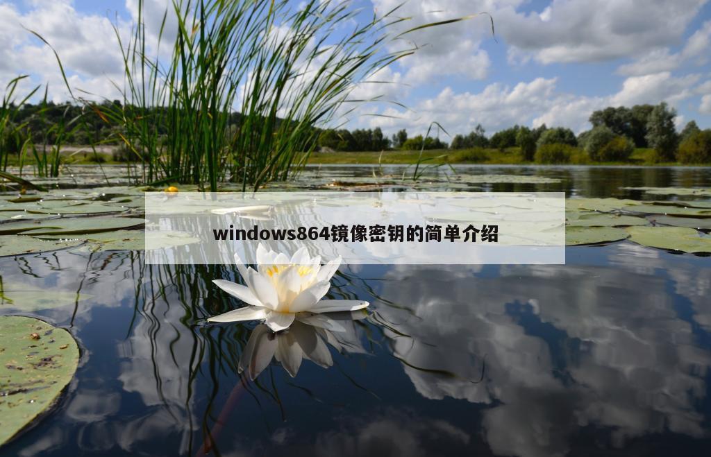 windows864镜像密钥的简单介绍