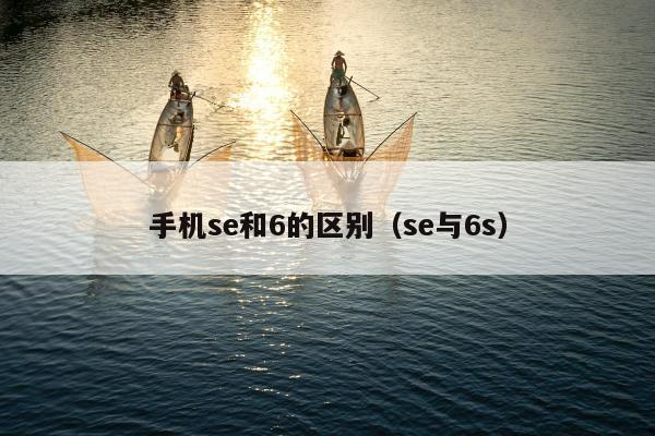 手机se和6的区别（se与6s）