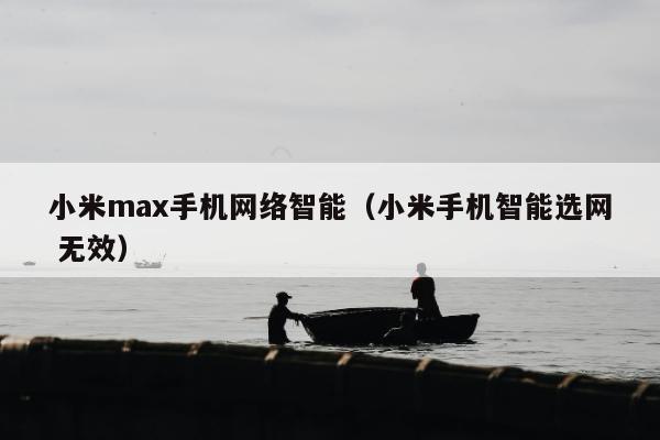 小米max手机网络智能（小米手机智能选网 无效）