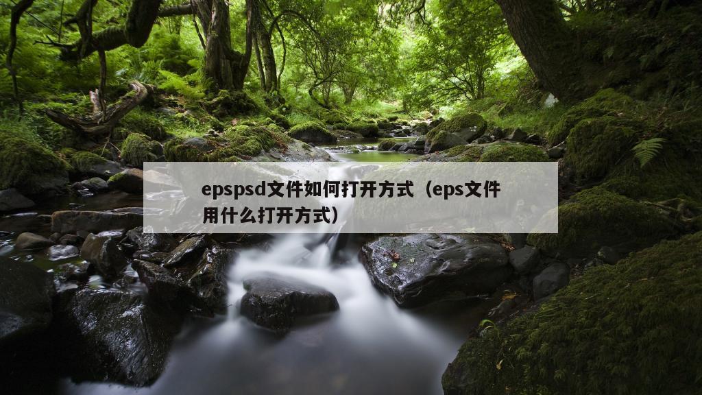 epspsd文件如何打开方式（eps文件用什么打开方式）