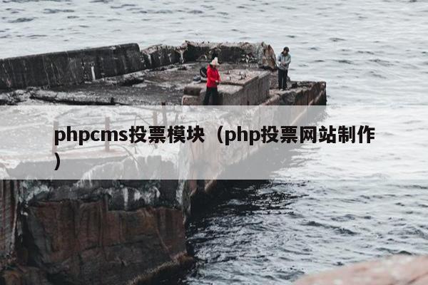 phpcms投票模块（php投票网站制作）