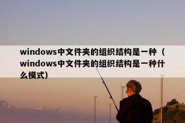 windows中文件夹的组织结构是一种（windows中文件夹的组织结构是一种什么模式）