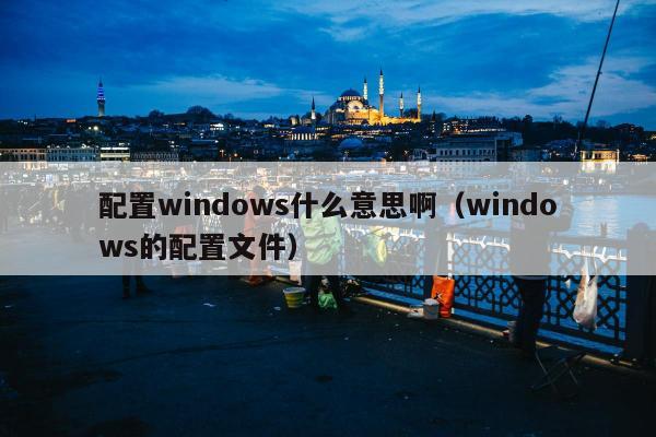 配置windows什么意思啊（windows的配置文件）