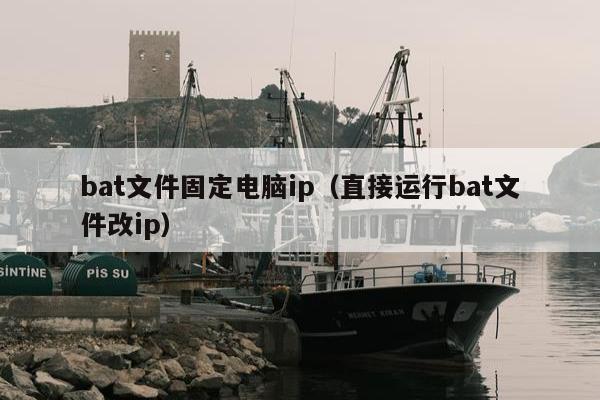 bat文件固定电脑ip（直接运行bat文件改ip）