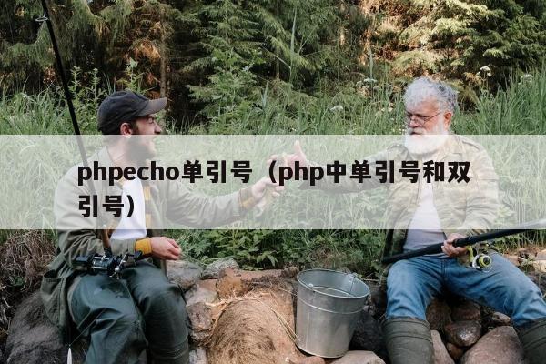 phpecho单引号（php中单引号和双引号）