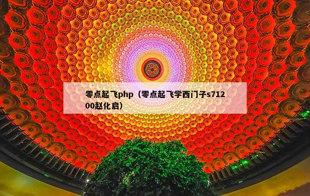 零点起飞php（零点起飞学西门子s71200赵化启）