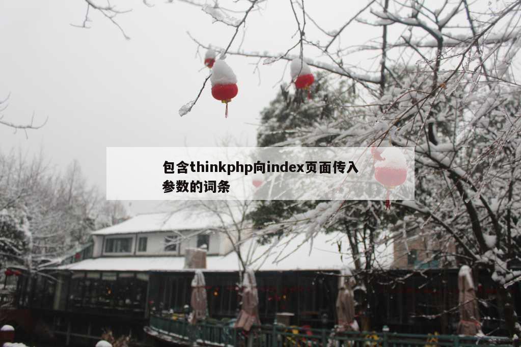 包含thinkphp向index页面传入参数的词条