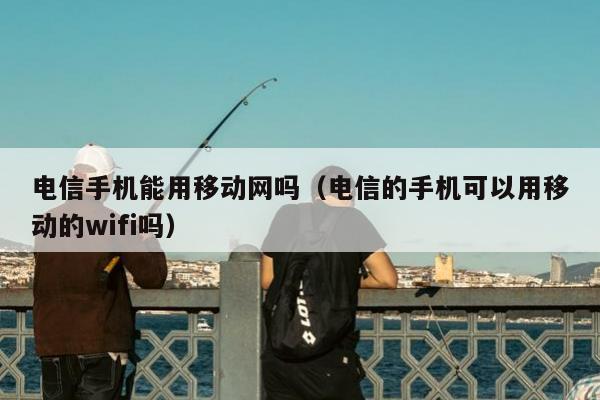 电信手机能用移动网吗（电信的手机可以用移动的wifi吗）