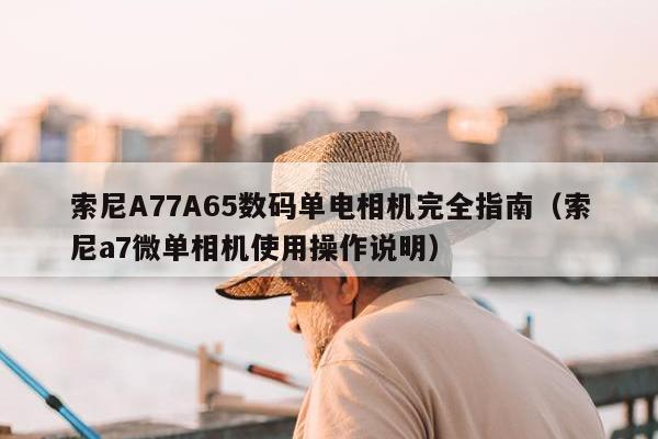 索尼A77A65数码单电相机完全指南（索尼a7微单相机使用操作说明）