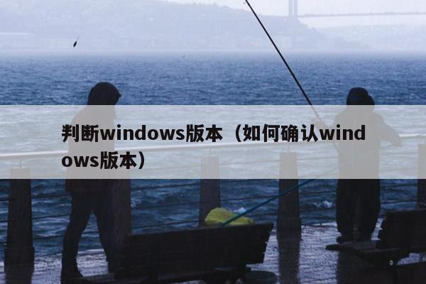 判断windows版本（如何确认windows版本）