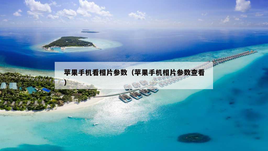 苹果手机看相片参数（苹果手机相片参数查看）