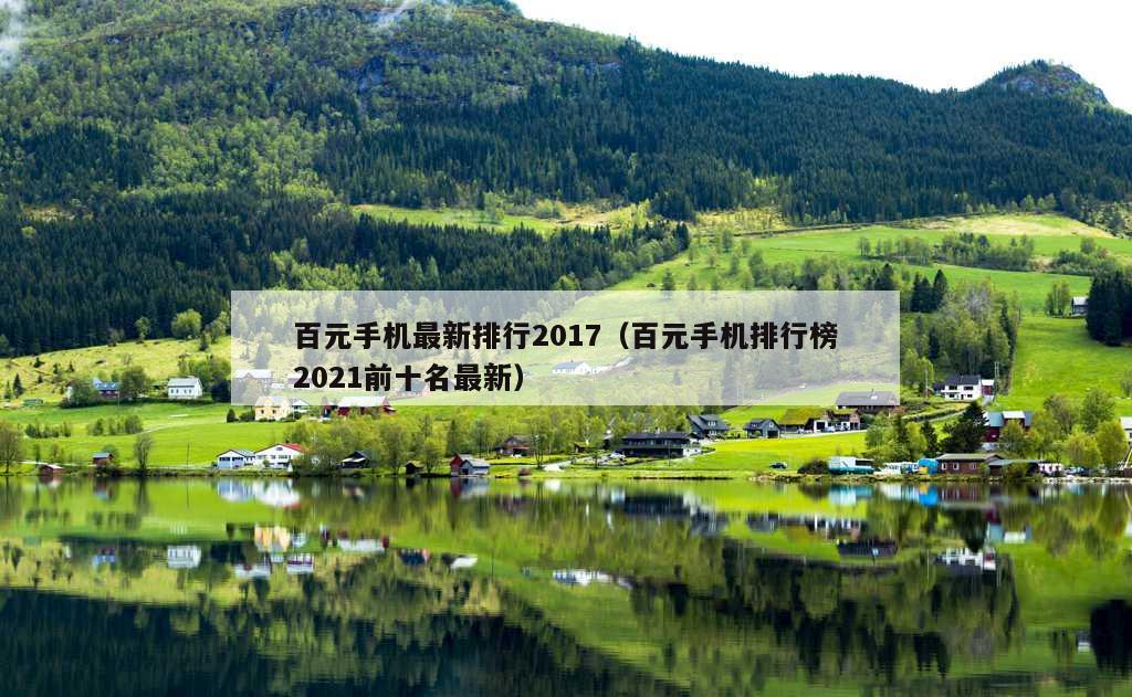 百元手机最新排行2017（百元手机排行榜2021前十名最新）