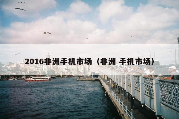 2016非洲手机市场（非洲 手机市场）