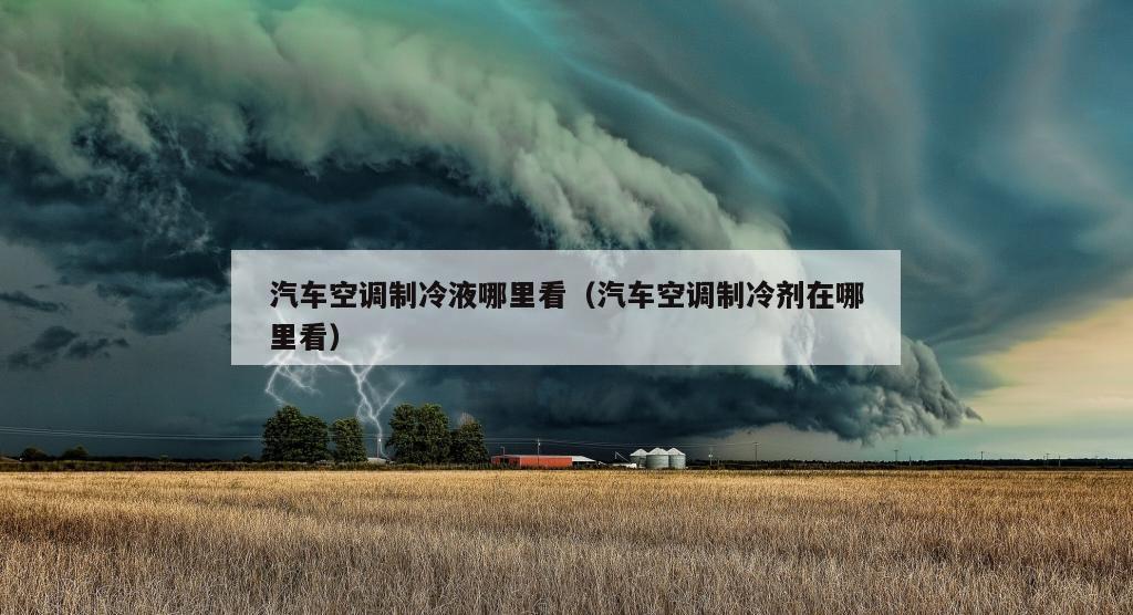 汽车空调制冷液哪里看（汽车空调制冷剂在哪里看）