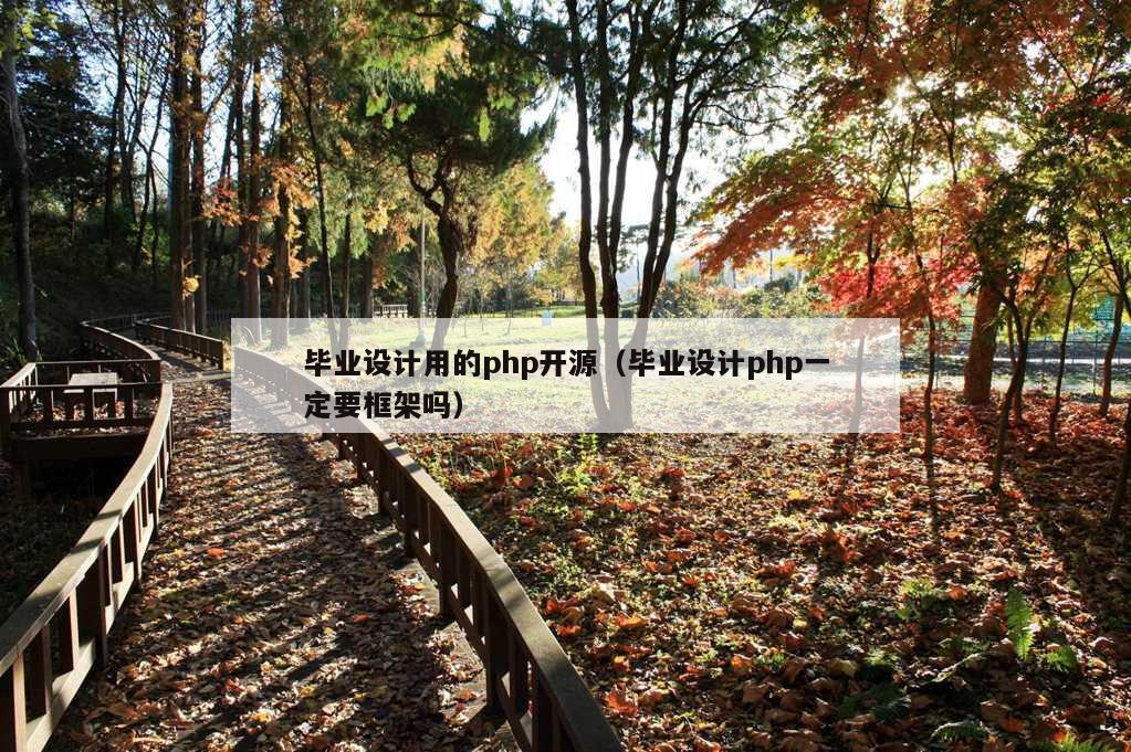 毕业设计用的php开源（毕业设计php一定要框架吗）