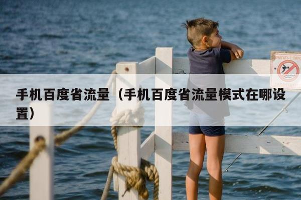 手机百度省流量（手机百度省流量模式在哪设置）