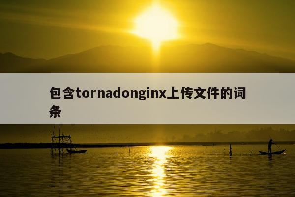 包含tornadonginx上传文件的词条