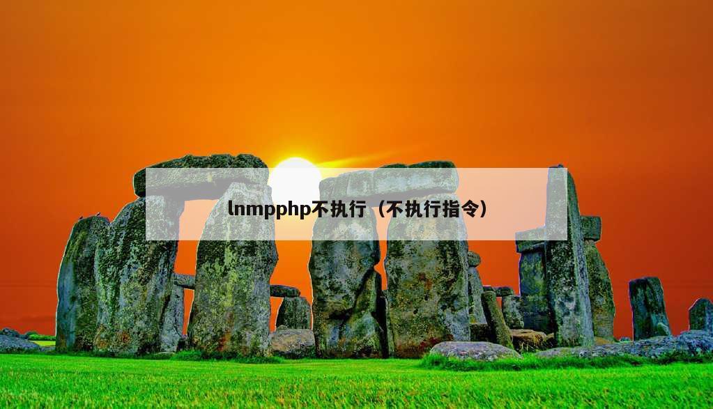 lnmpphp不执行（不执行指令）