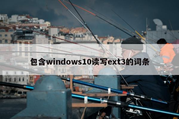 包含windows10读写ext3的词条