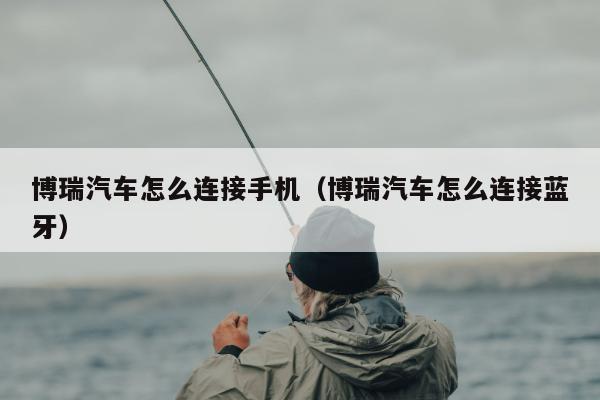 博瑞汽车怎么连接手机（博瑞汽车怎么连接蓝牙）