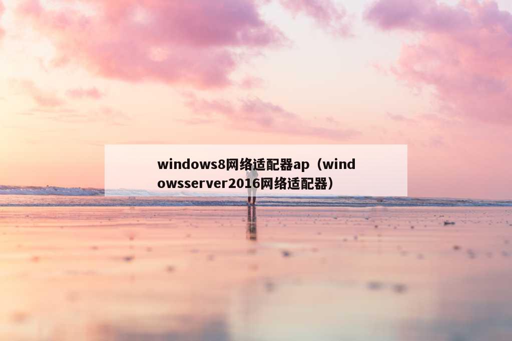 windows8网络适配器ap（windowsserver2016网络适配器）