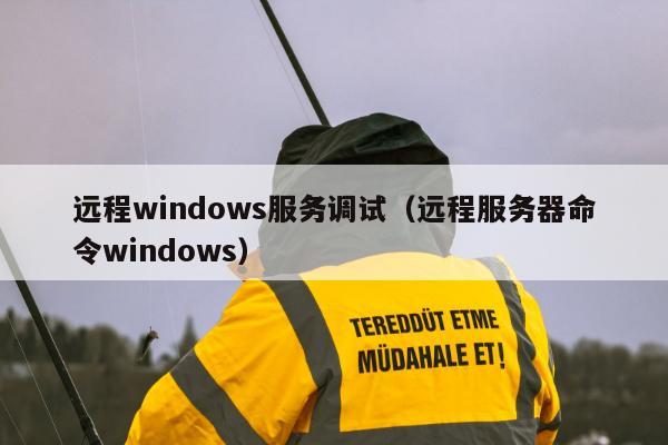 远程windows服务调试（远程服务器命令windows）