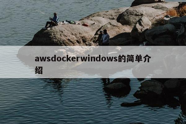 awsdockerwindows的简单介绍