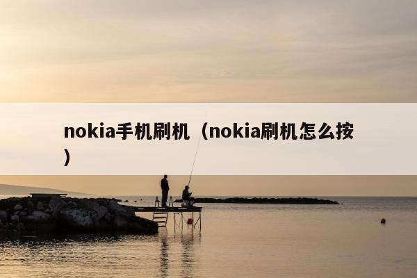 nokia手机刷机（nokia刷机怎么按）