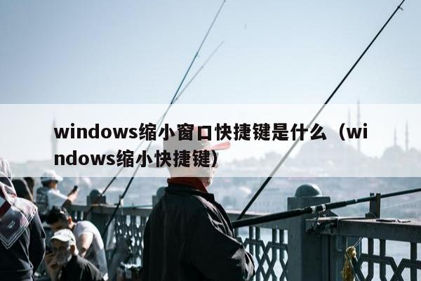 windows缩小窗口快捷键是什么（windows缩小快捷键）