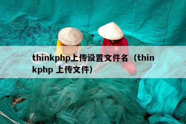 thinkphp上传设置文件名（thinkphp 上传文件）