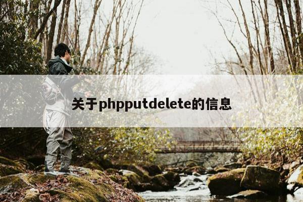 关于phpputdelete的信息