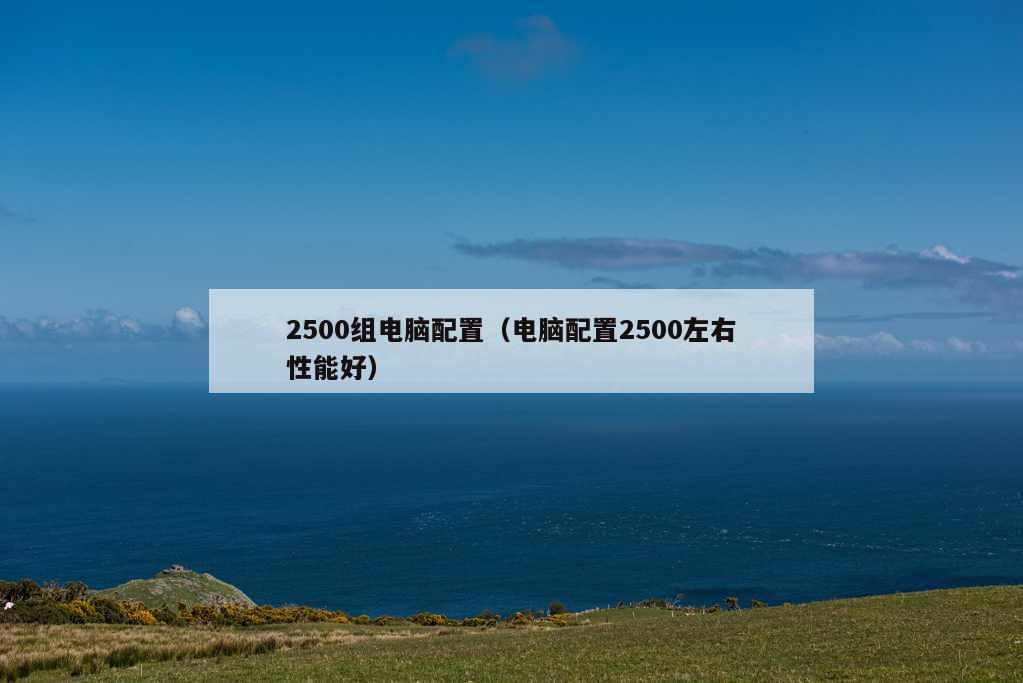 2500组电脑配置（电脑配置2500左右性能好）