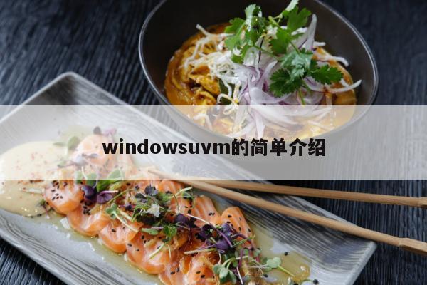 windowsuvm的简单介绍