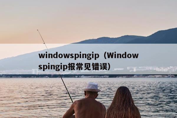 windowspingip（Windowspingip报常见错误）