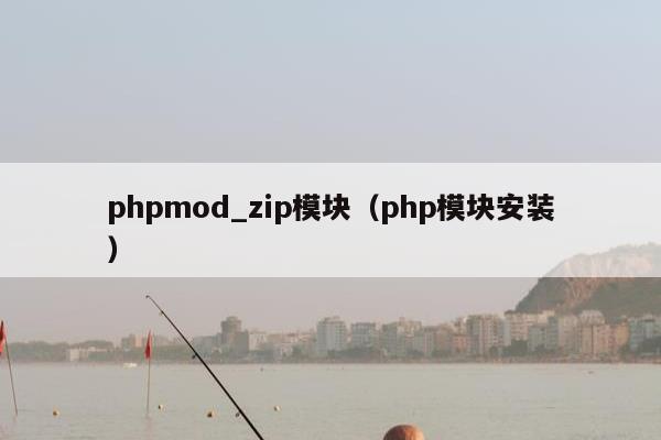 phpmod_zip模块（php模块安装）