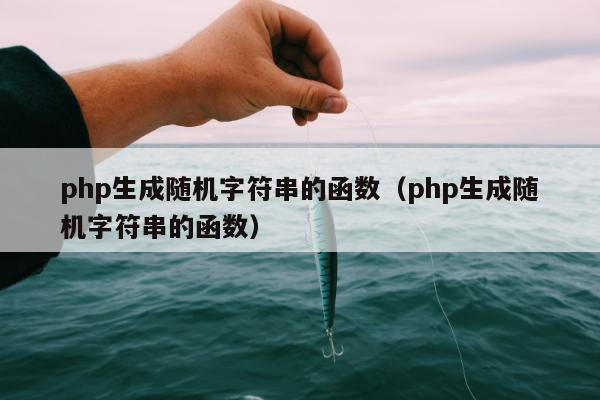 php生成随机字符串的函数（php生成随机字符串的函数）